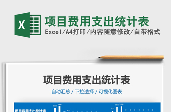 2021年項(xiàng)目費(fèi)用支出統(tǒng)計(jì)表