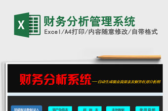 2021年財務分析管理系統