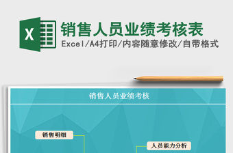 2021年銷售人員業績考核表