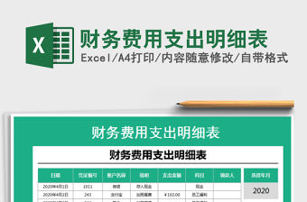 2021年財務費用支出明細表