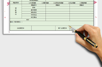 2021年员工工资调整申请表