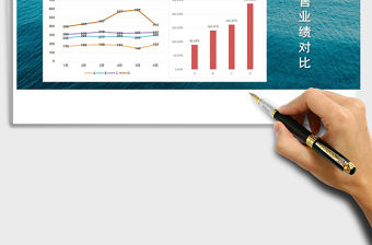2021年半年度個人銷售業績對比分析表