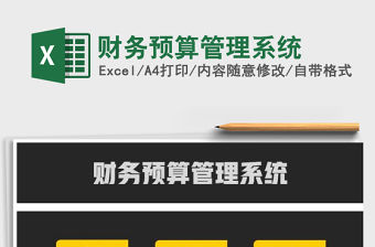 2021年財(cái)務(wù)預(yù)算管理系統(tǒng)