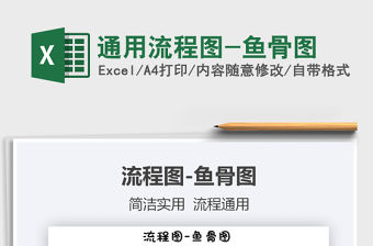 2021年通用流程圖-魚骨圖