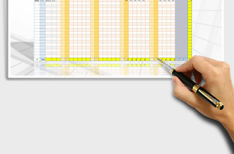 2021年排班表每日排班(浮動排班)通用模板通用表格兩班倒