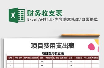 2021年財務收支表