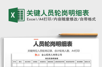 2021年關(guān)鍵人員輪崗明細(xì)表