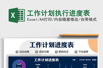 2021年工作計(jì)劃執(zhí)行進(jìn)度表