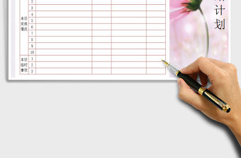 2021年工作計劃總結報告表