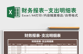 2021年財(cái)務(wù)報(bào)表-支出明細(xì)表
