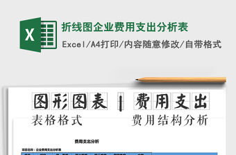 2021年折線圖企業(yè)費(fèi)用支出分析表免費(fèi)下載