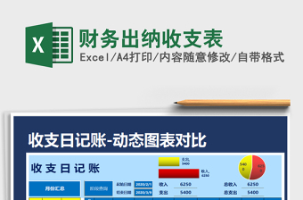 2021年財(cái)務(wù)出納收支表