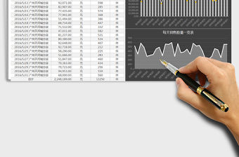 2021年店鋪銷售總金額記錄月報表