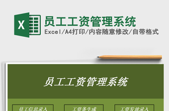 2021年員工工資管理系統(tǒng)