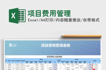 2021年項目費用管理