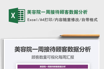 2021年美容院一周接待顧客數(shù)據(jù)分析免費(fèi)下載