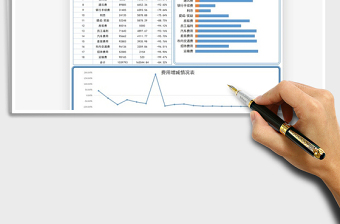 2021年费用趋势分析表免费下载