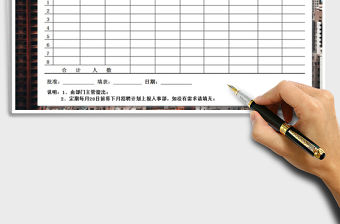 2021年人員招聘計劃表