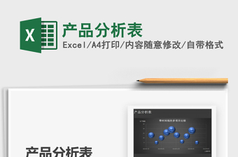 2021年產(chǎn)品分析表