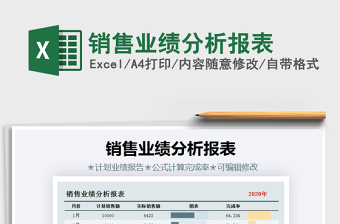 2021年銷售業(yè)績(jī)分析報(bào)表