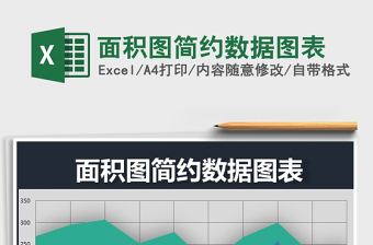 2021年面積圖簡約數(shù)據(jù)圖表