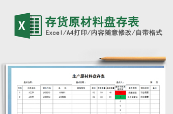 2022盤存表封面