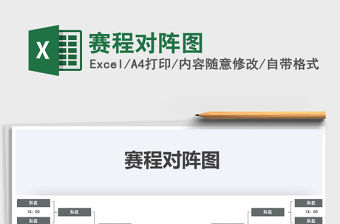 2021年賽程對陣圖