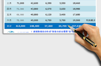 2021年财务分析情况表带全景分析图和明细项目分析图