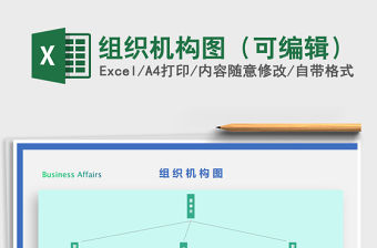 2021年組織機構圖（可編輯）免費下載