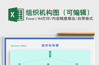2021年組織機構(gòu)圖（可編輯）免費下載