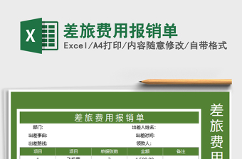 2021年差旅費(fèi)用報(bào)銷(xiāo)單