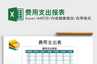 2021年費用支出報表