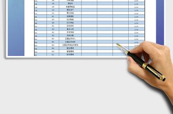 2021年月度会计总帐表