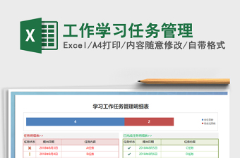2021年工作學(xué)習(xí)任務(wù)管理