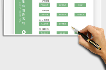 2021年銷售管理系統(tǒng)（業(yè)績管理）免費(fèi)下載
