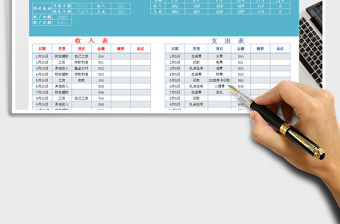 2021年收支表-公式自動計算