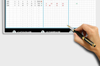 2021年出入庫存登記表-庫存預(yù)警