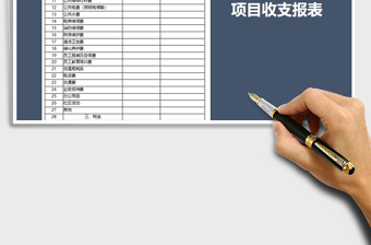 2021年物業(yè)管理項目收支報表