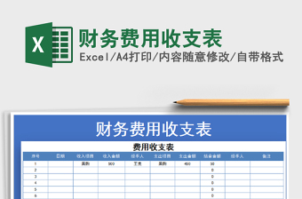 2022年財務(wù)費用收支表