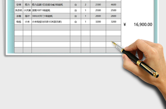 2021年酒店包租托管家具配置费用表