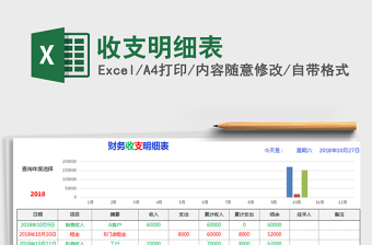 2022年收支明細(xì)表免費下載