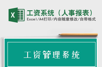 2021年工資系統(tǒng)（人事報(bào)表）