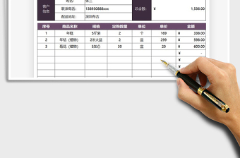 2021年年貨預(yù)定配送單