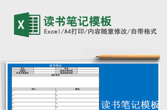 2021年讀書筆記模板