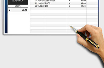 2021年店鋪經(jīng)營(yíng)流水日記賬統(tǒng)計(jì)表