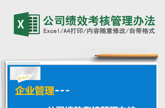 2021年公司績效考核管理辦法