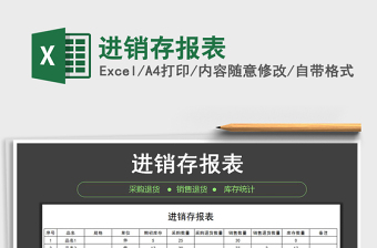 2021年進銷存報表