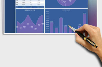 2021年部門工資支出財務(wù)月度數(shù)據(jù)圖表模板免費下載