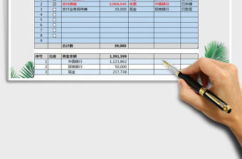 2021年資金計劃表-通用