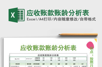 2021年應(yīng)收賬款賬齡分析表